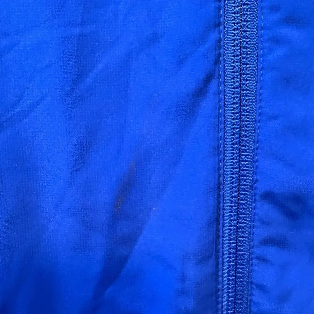Adidas Team Performance ClimaProof Blue and White Jacket Mens Size Small